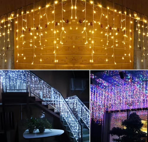 Lights On Rope 9 Meter 300 Led Light Transparent Line Christmas