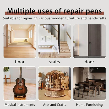 Pen Wood Scratch Repair Markers (Set of 12)
