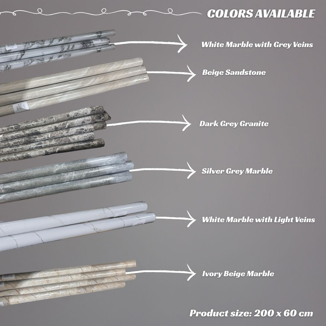 Luxury Marble Self-Adhesive PVC Wallpaper Roll 5 Meter