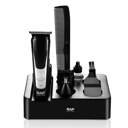 RAF 3-in-1 Grooming Kit & Electric Hair Clipper | Rechargeable Nose Hair Trimmer for Men  R4202