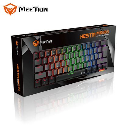 MEETION RGB Wired Mechanical Keyboard HESTIA - Black | MK005