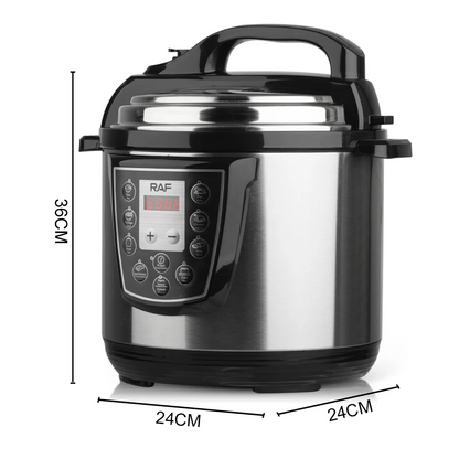 RAF Kitchen Cooking 6L Large Capacity Electrical Pressure Rice Cooker R177