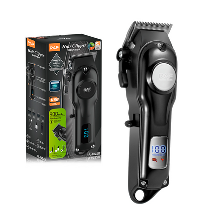 RAF 6000RPM Rechargeable Professional Haircut Grooming Kit Barber Electric Trimmer R4022