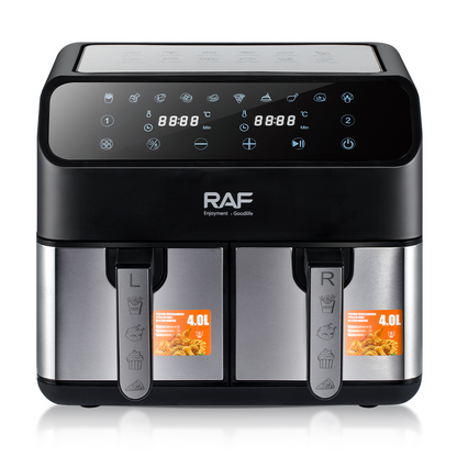 RAF Professional Double Basket Electric Air Fryer Multi-Purpose R5292