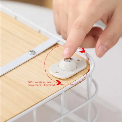 4 Pcs Self-Adhesive Castors Wheels Furniture