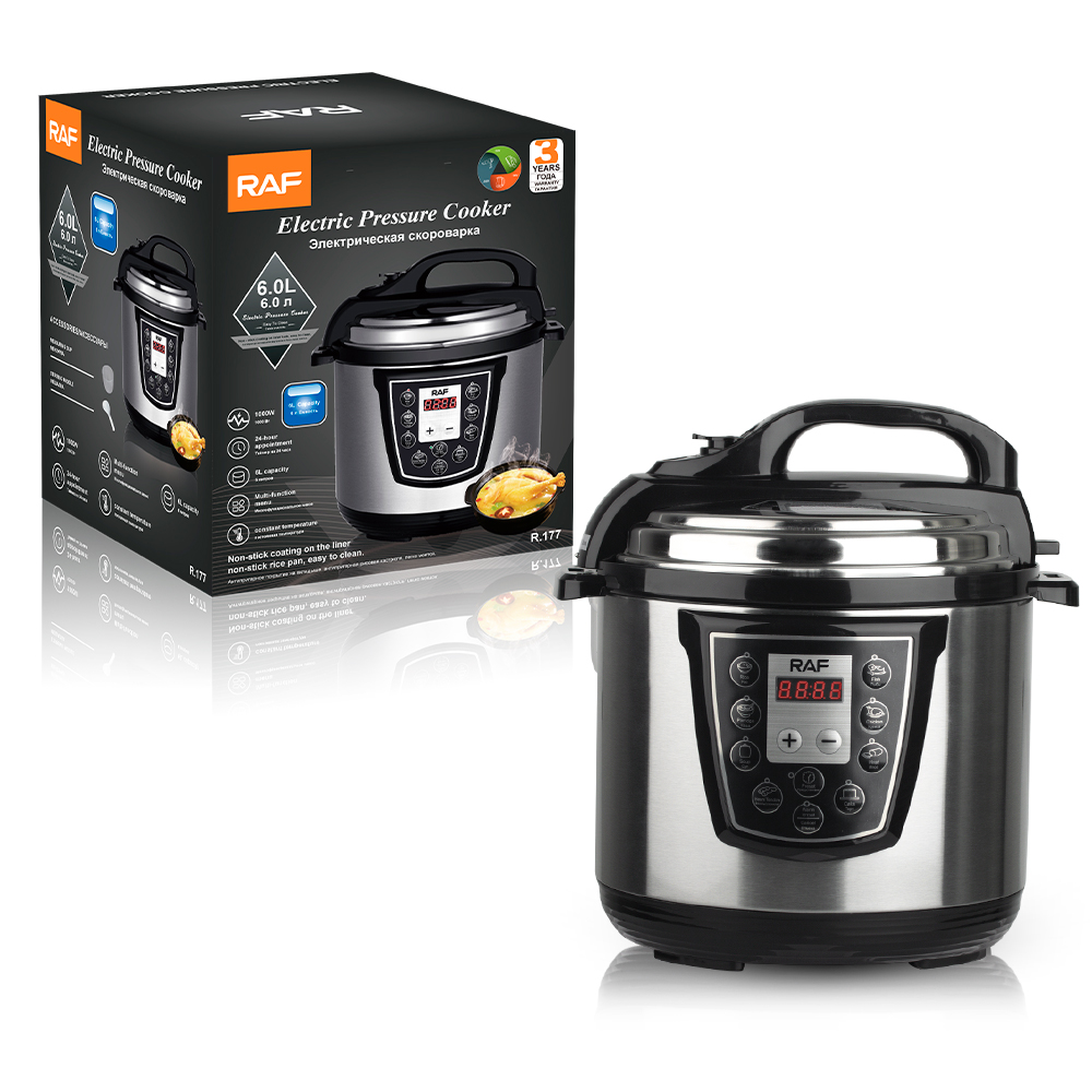 RAF Kitchen Cooking 6L Large Capacity Electrical Pressure Rice Cooker R177