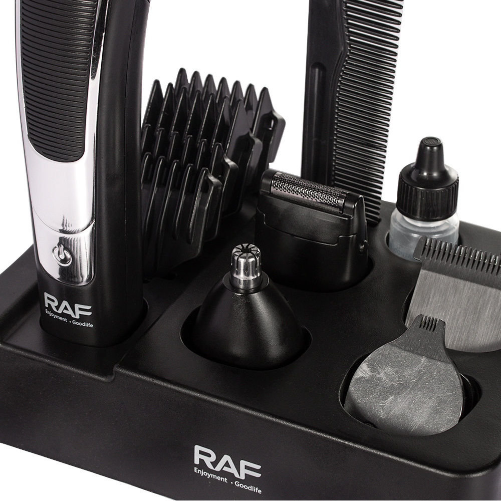 RAF 3-in-1 Grooming Kit & Electric Hair Clipper | Rechargeable Nose Hair Trimmer for Men  R4202