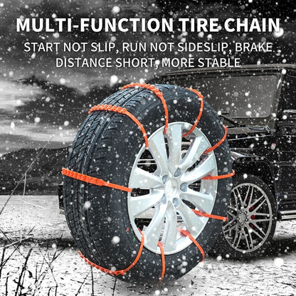 20 Pieces Car Tire Anti-Slip Strap 10*910mm Car Tire Non-Slip Zip Grip Strip Add Tire Traction for SUV Van Truck Snow Ice Mud
