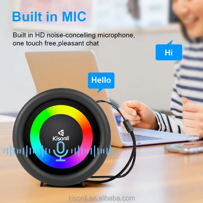 Speaker Kisonli S16, Bluetooth, Black