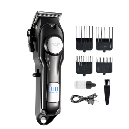 RAF 6000RPM Rechargeable Professional Haircut Grooming Kit Barber Electric Trimmer R4022