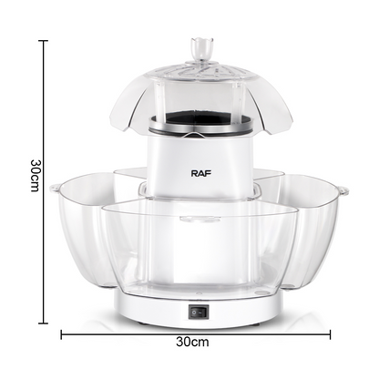 Large Capacity Electric Popcorn Machine with Bowl 1200W RAF R9004
