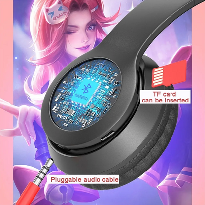 Cat Ears Bluetooth Wireless Headphone With Mic