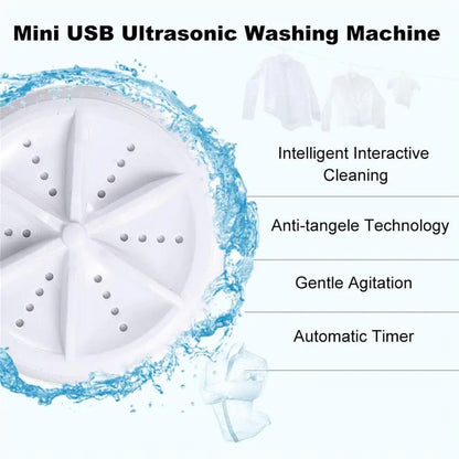 Newtic Ultrasonic Turbine Mini Washing Machine
