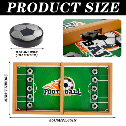 Interactive Fast Sling Puck Game for Kids | Soccer & Basketball Table Board Toy | Parent-Child Educational Battle Game