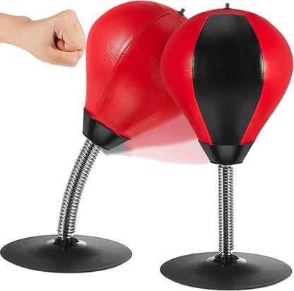 Desktop Punching Bag, [Upgrade, Flexibility] Boxing Bag Speed Balls Boxing High - Black color