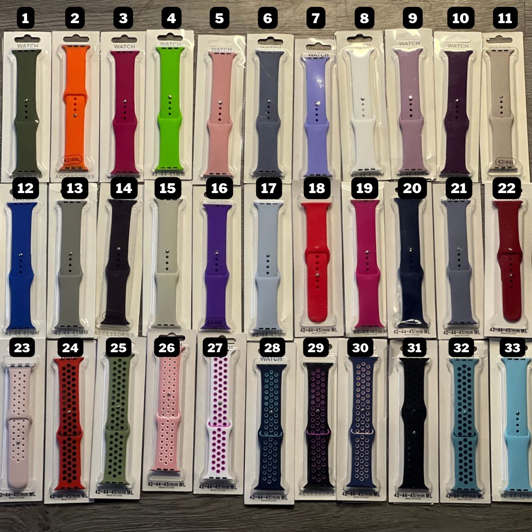 Watch Silicone Band Strap