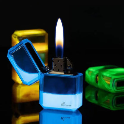 Luminous quicksand fluorescent gas lighter