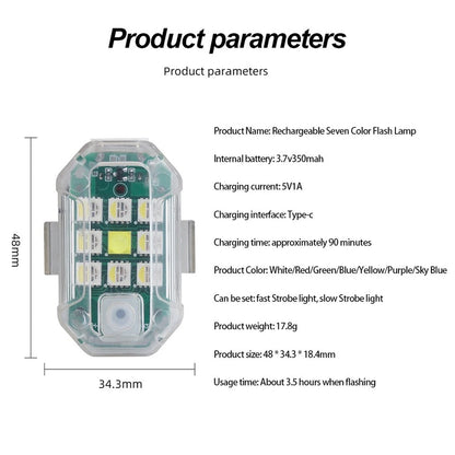 Waterproof Car Led Strobe Light With Remote Control