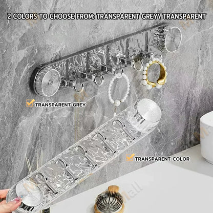Suction Cup Hook Rack 1 Pcs