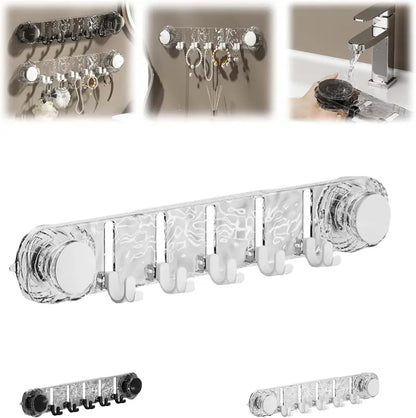 Suction Cup Hook Rack 1 Pcs
