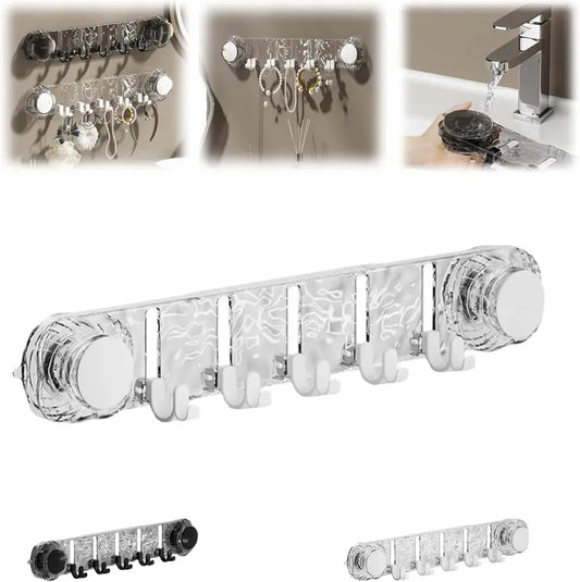 Suction Cup Hook Rack 1 Pcs