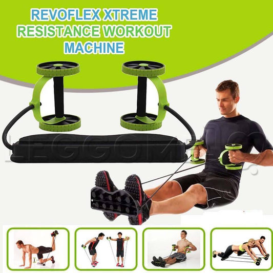 Revoflex Xtreme Abs Abdominal Exercise Wheel Body Strength Training Roller