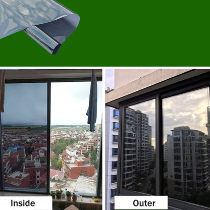 Privacy Window Film Glass Roll Film Sunscreen Glass Sticker Self Adhesive Heat Control 90x100cm