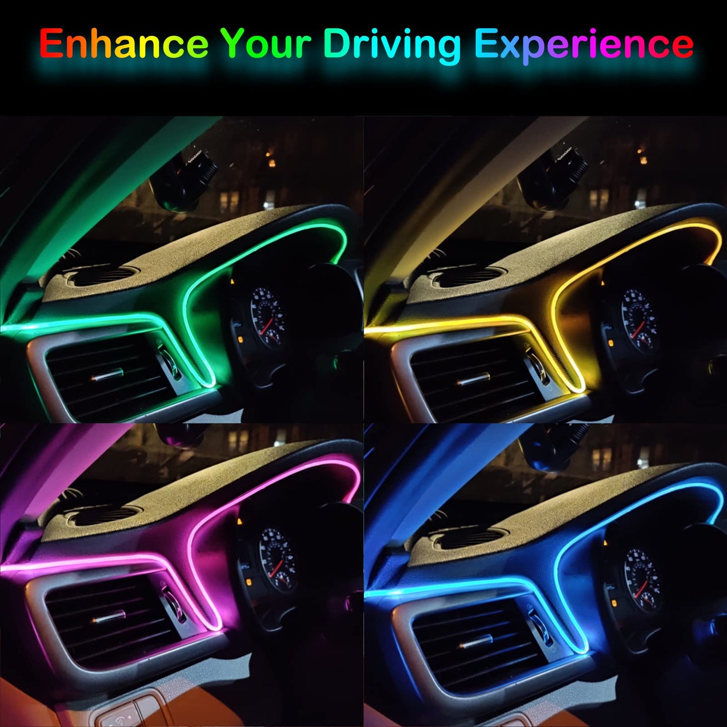 3 Meter Car Interior Led Strip Optic Fiber