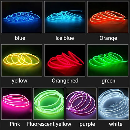 3 Meter Car Interior Led Strip Optic Fiber