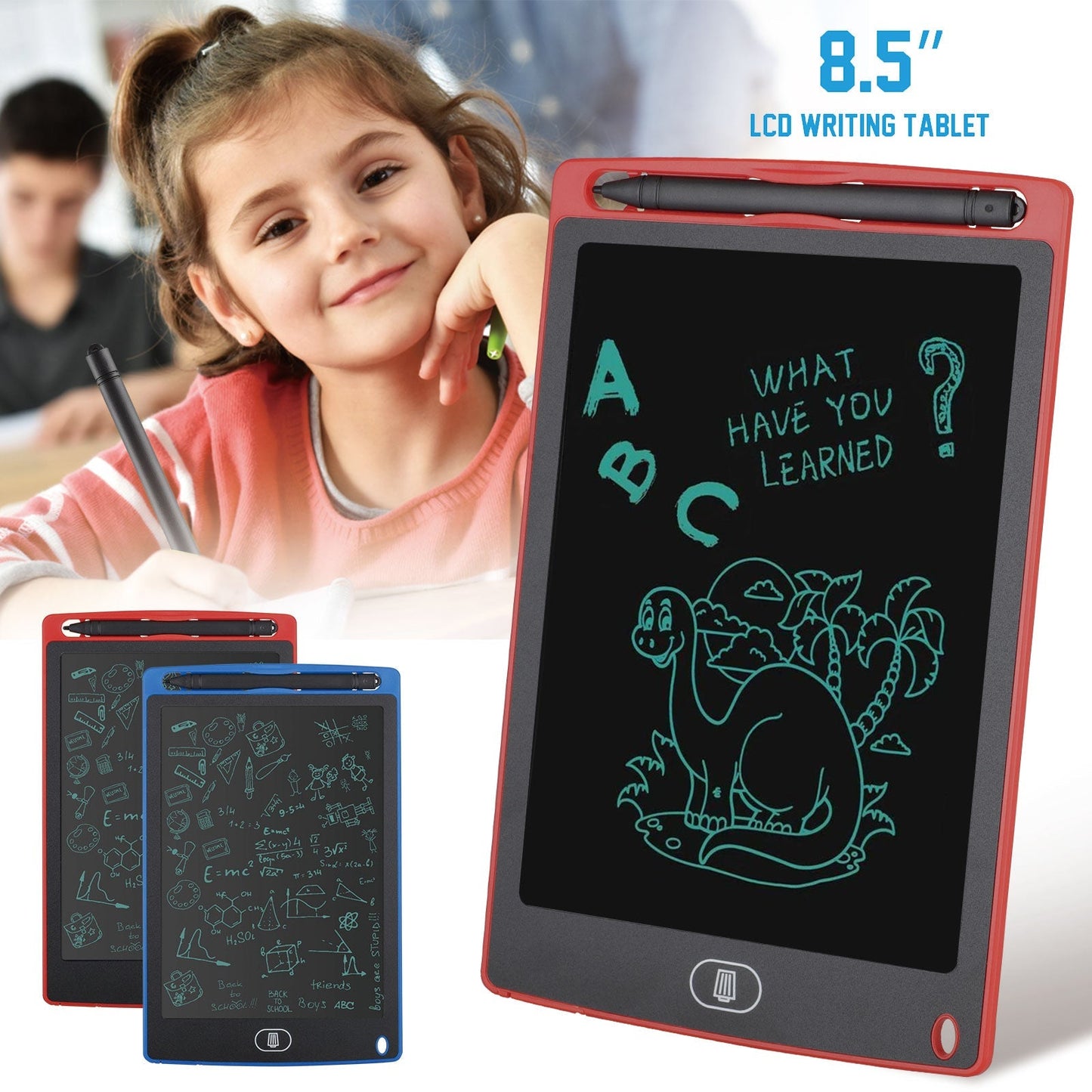 Inches Lcd Writing Tablet Erasable