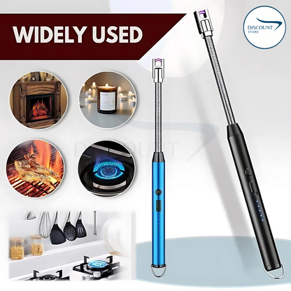 Rechargeable  Electric Lighter, Windproof, Flexible Neck
