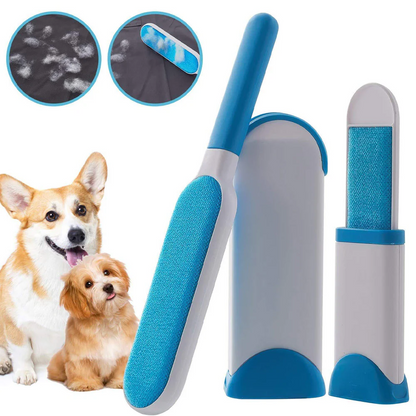 Pet Hair Remover Brush for Dogs and Cats with Efficient Double-Sided Self Cleaning Base, Animal Hair Removal Tool