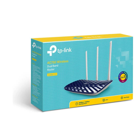 TP-Link 3 IN 1 Archer C20 AC750 Wireless Dual Band Router