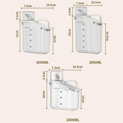 Clear Airtight Food Storage Containers