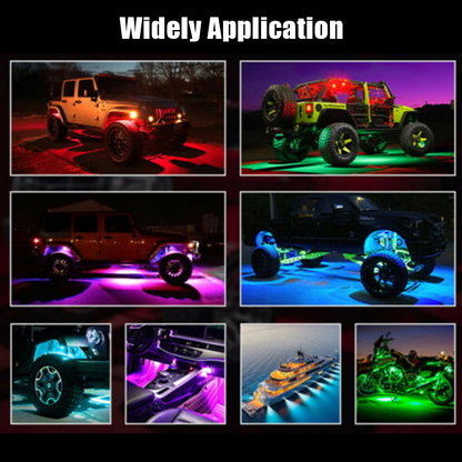 RGB Ambient Wheel Lights – 16M Colors & lamp Music Sync