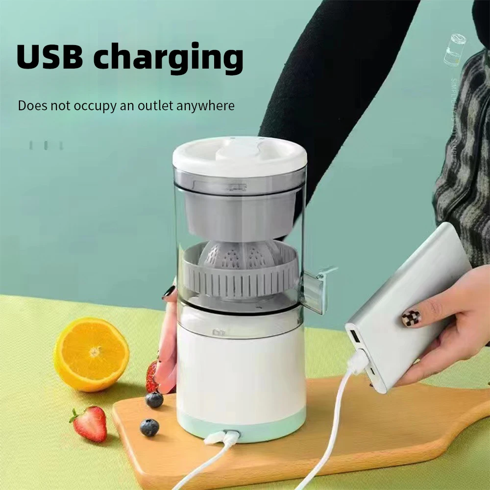 Portable Rechargeable Electric Citrus Juicer Hands-Free