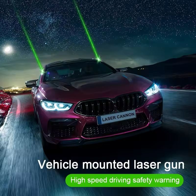 Car Green Laser Flashlight - Night Visibility Solution!
