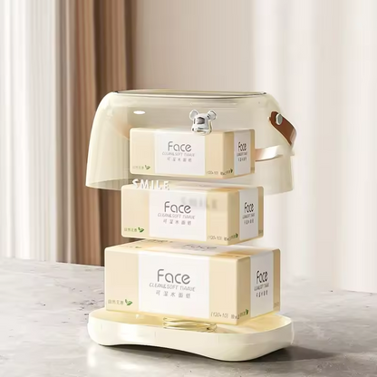 Multi-Purpose Tissue Dispenser box, table tissue holder