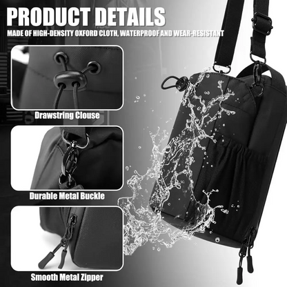 Magnetic Gym Bag With Water Bottle Holder