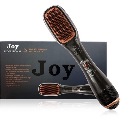 JOY PROFESSIONAL 2-in-1 Styling Brush | Hair Dryer and Styler 1200 Watts