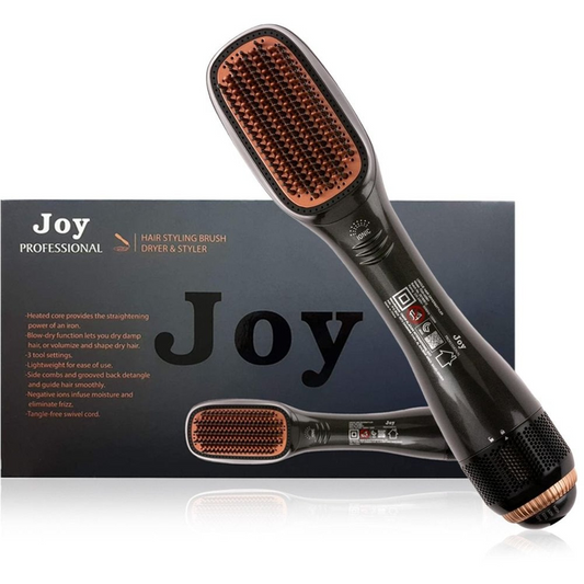 JOY PROFESSIONAL 2-in-1 Styling Brush | Hair Dryer and Styler 1200 Watts