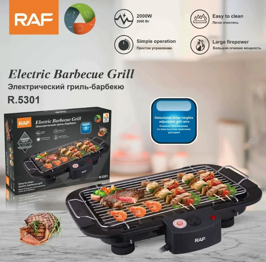 RAF Electric Barbecue Grill R5301 - 2000W Indoor/Outdoor Grill Machine