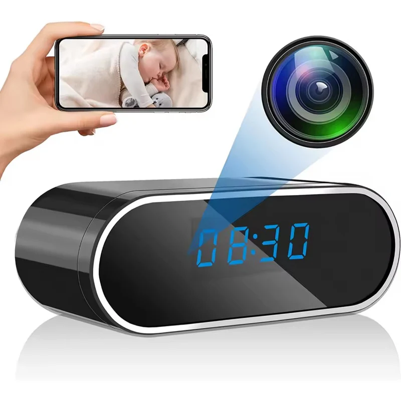 Spy Wifi Clock Hidden Camera