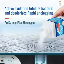 Powerful Drain Cleaner Powder – Sink & Toilet Unblocker, Pipe Dredging Agent, Odor Eliminator for Kitchen & Bathroom