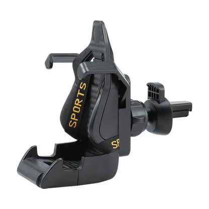 Carbon Fiber Sports Car Seat Phone Holder