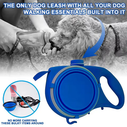 Aqua Leash, 5 In 1 Pet Essentials , Dog Walking Essentials All in one!