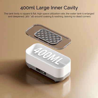 Ultrasonic Jewelry & Eyeglass Cleaner – High-Frequency Cleaning Bath for Jewelry, Makeup Brushes