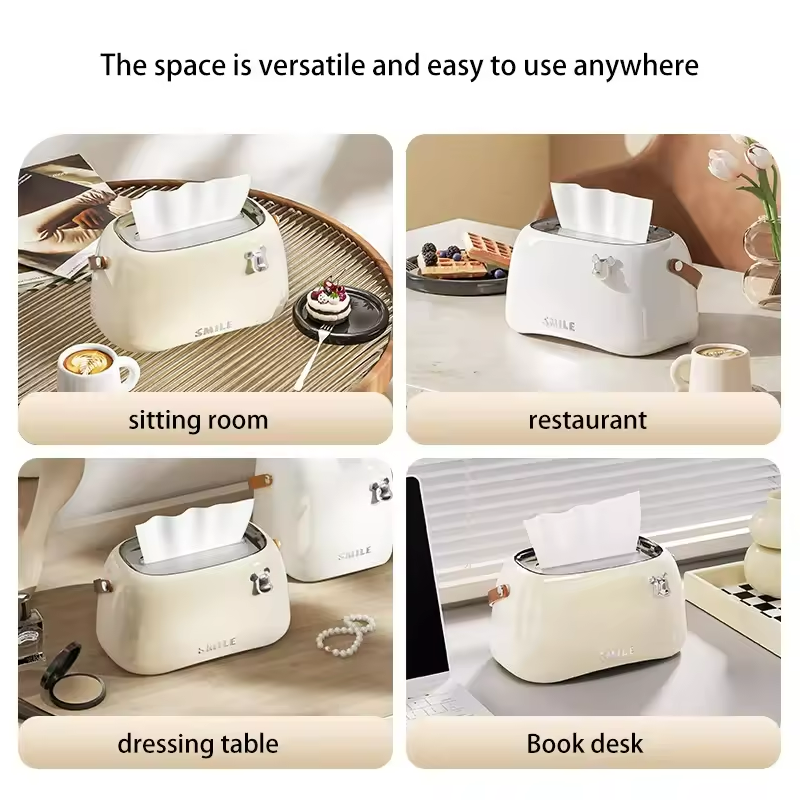 Multi-Purpose Tissue Dispenser box, table tissue holder