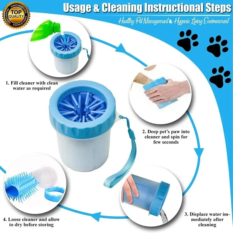 Pet Foot Washing Cup Dog Paw Bath