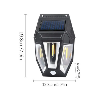 Smart LED Solar Lighting ,Wall Light with Tungsten Bulbs, Outdoor Lighting